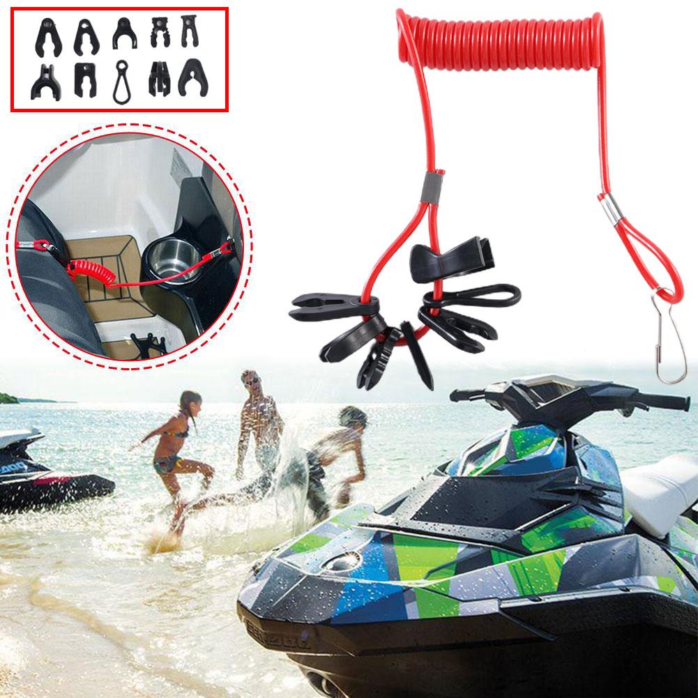 Boat Outboard Engine Motor Kill Stop Switch Lanyard for YAMAHA Honda Mercury/Mariner/Force Tohatsu Kill Switch Universal 7 M0G1
