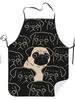 A Puppy Apron, Suitable for Handicrafts, Baking and Kitchen Cleaning, Is a Perfect Holiday Gift for Family and Friends.