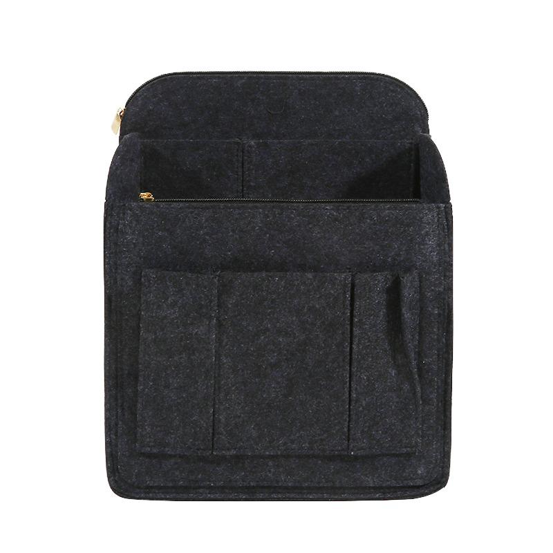 1PC Multi-Pocket Insert Bag Organizer for Backpack Storage Bag Felt Backpack Inner Bag Liner Bag Size SM 4Colors 2650₽