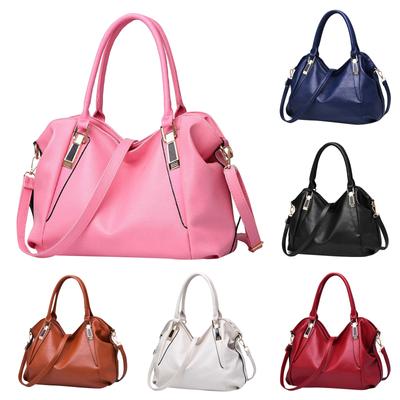 Moda feminina Bolsa de couro macio Bolsa feminina de grande capacidade Bolsa tiracolo de um ombro