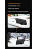Samsung Fold6 Case with Stand: Protective PC Shell, Integrated Leather, Wrist Strap
