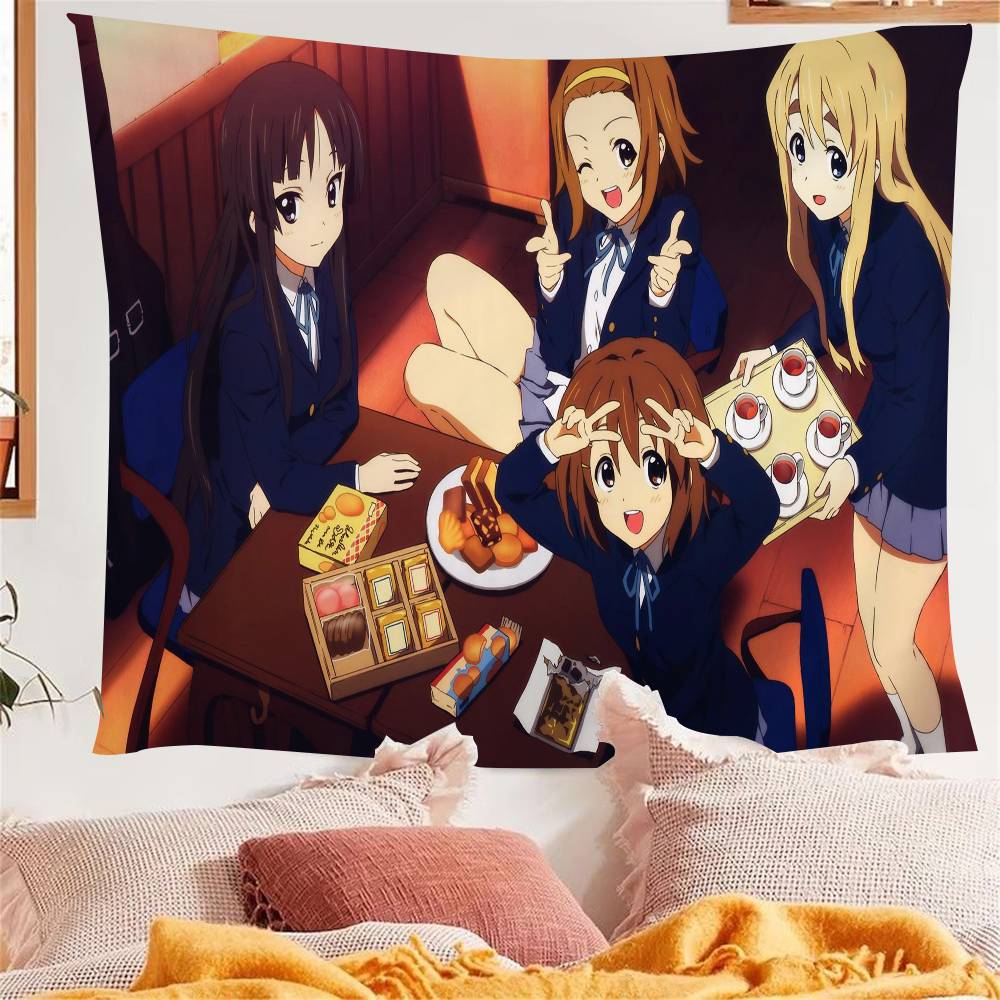 KOn Maidské Kostýmy Anime Barevné Nástěnné Tapiserie Bohemické Nástěnné Tapiserie Mandala Nástěnné Plachty
