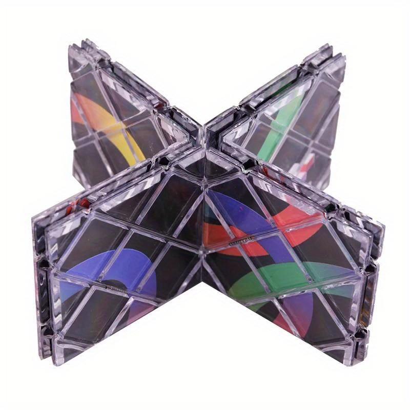 1 шт. Twisty Cubo Magician Professional Cube Classic Toys Cube Puzzle 8 панелей Складные — фото 3