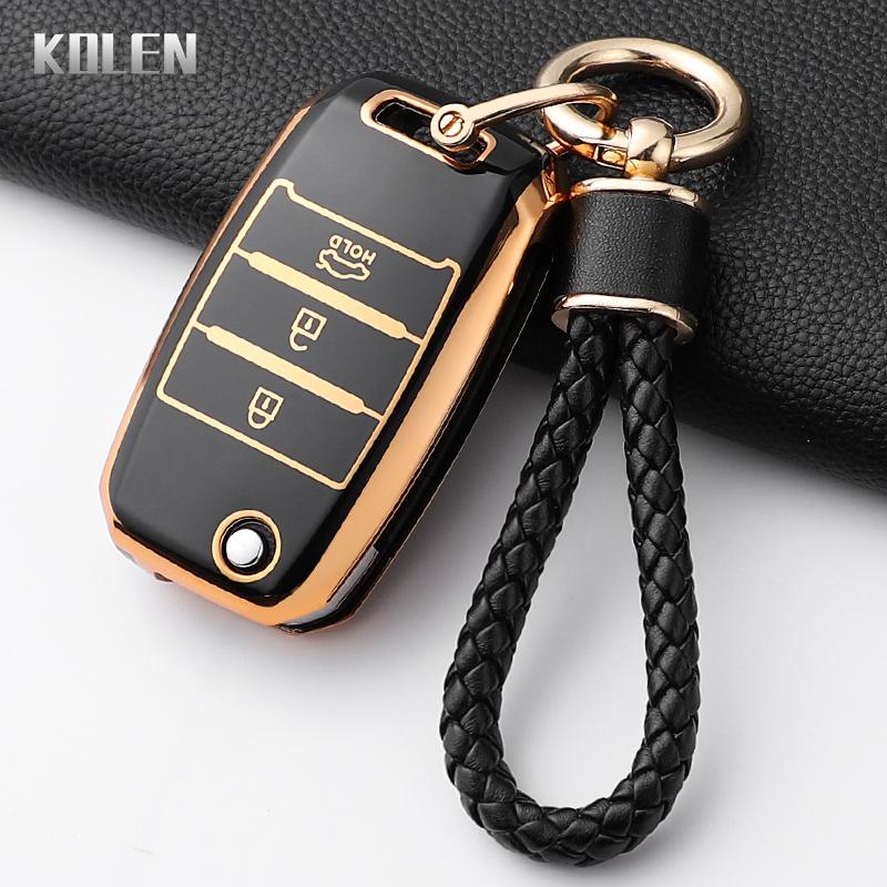 Fashion Tpu Car Folding Key Case Cover For Kia Rio 3 K2 Ceed Cerato K3 K5 Sorento Sportage Soul K4 Picanto Optima Forte Stinger