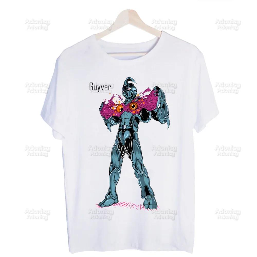 Guyver Bio Booster Armor Manga Anime Harajuku Men's Tshirt Printed Unisex Short Sleeve T Shirt Casual T-shirt Male Tops