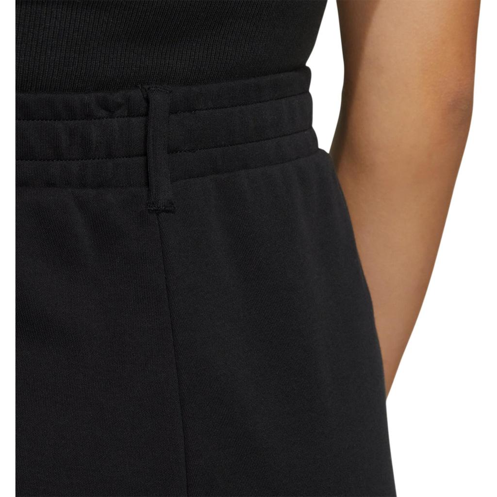 adidas Neo Solid Color Joggers with Logo Print and Elastic Cuffs Women Bottoms Black IL4734