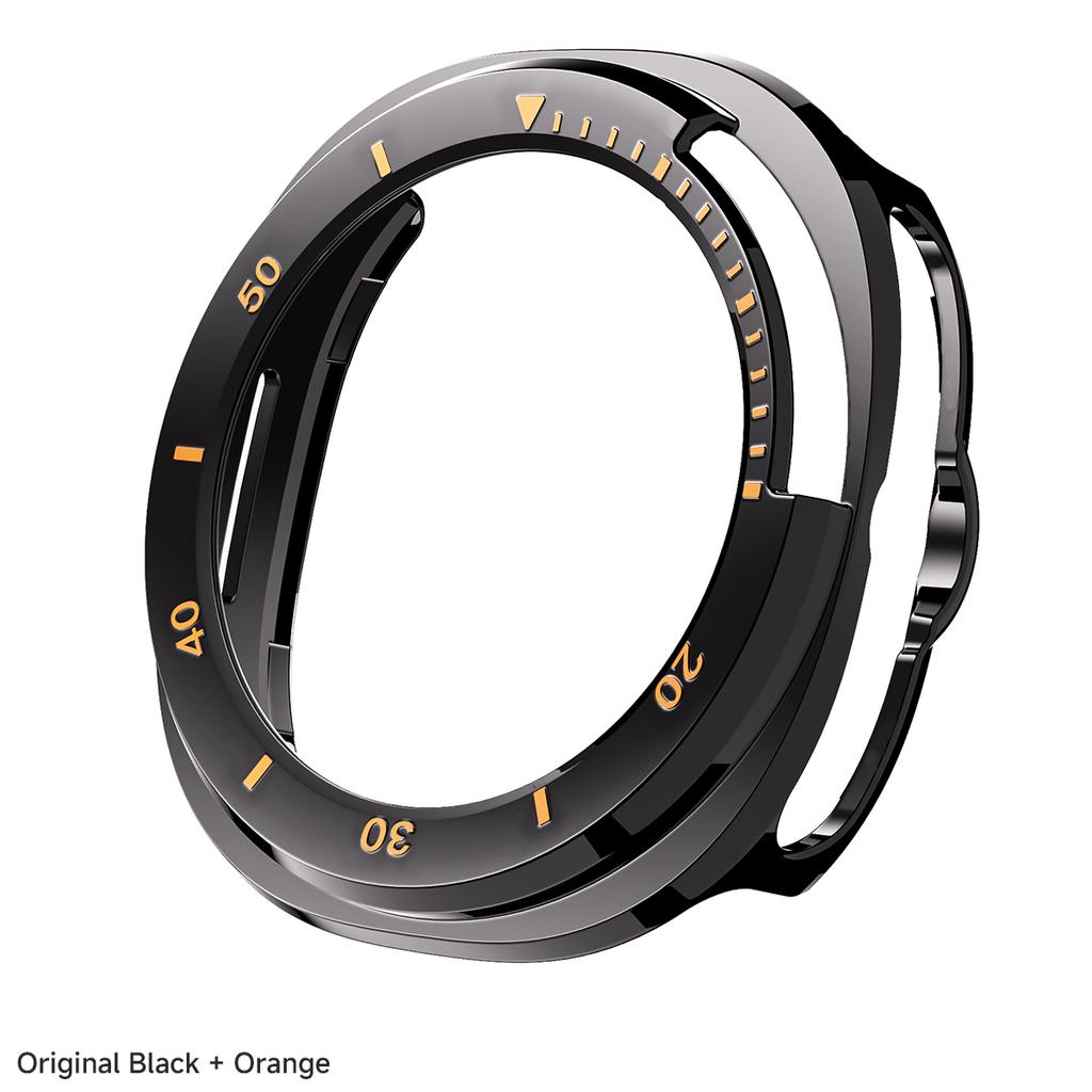 Full-Coverage Bumper Case for Samsung Galaxy Watch 8 Classic 46mm,[No Screen Protector]Slim Shockproof Cover for Samsung Watch 8