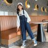 Salopete din denim pentru fete, Primăvară și Toamnă, Toamna copiilor, Pantaloni de modă în stil occidental, Pantaloni casual pentru copii mari