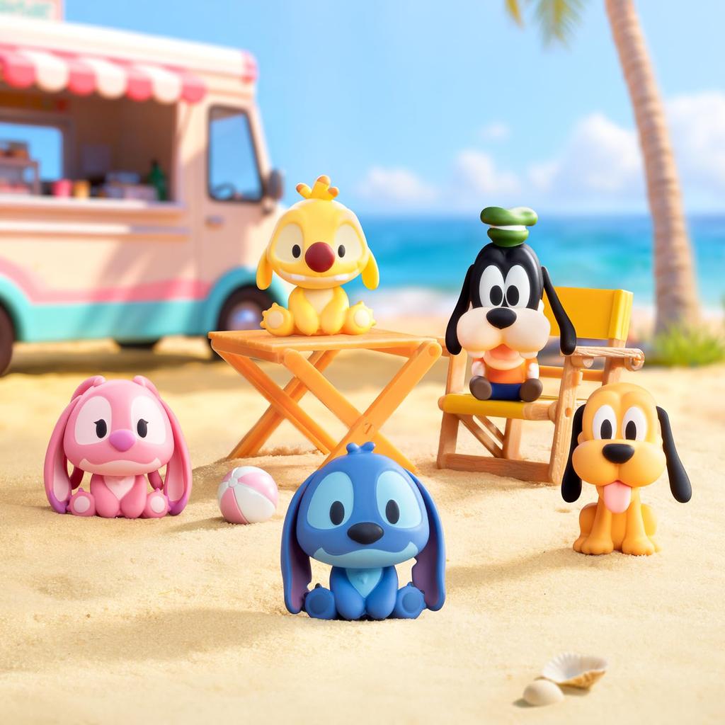 52TOYS BLINDBOX Disney Mini Sitting Down 20 Figures In a Blind Box Gachapon Collectible Perfect for and Christmas 4cm a Series, Box, Figures, Toys,