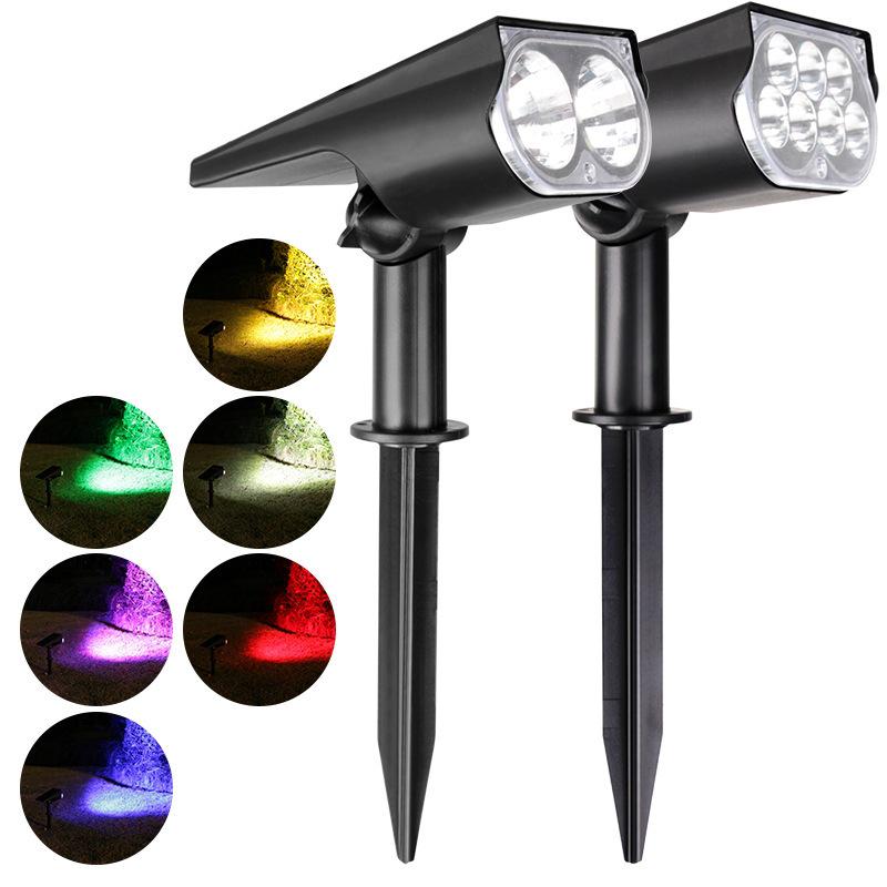 Super Bright Waterproof Solar Garden Spotlight: Dual-Purpose Landscape Lawn Light for Outdoor Villas