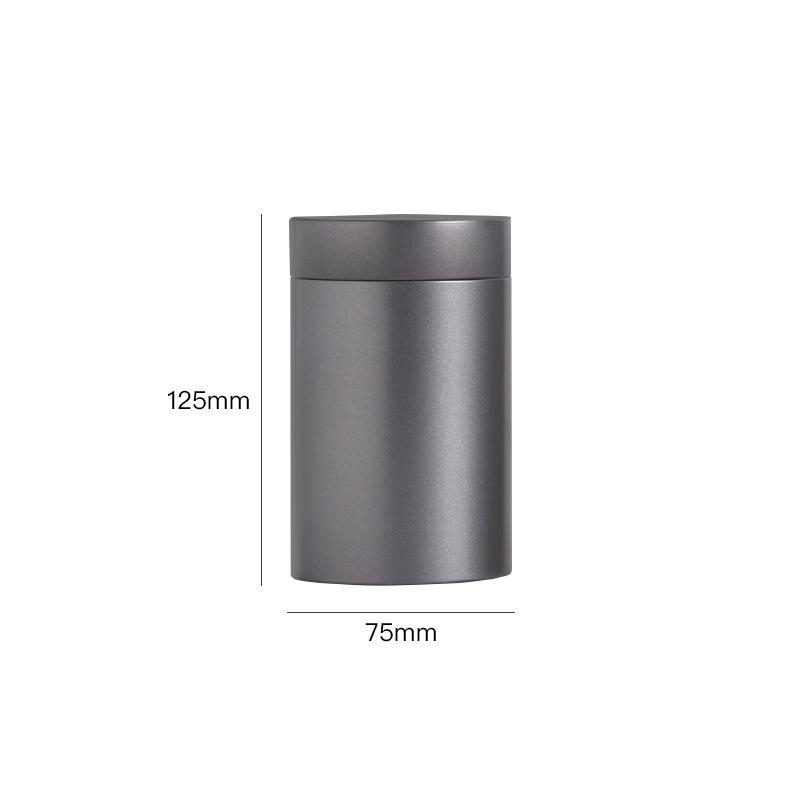 Mini Tinplate Box Tea Can Small Travel Portable Container Jar Sugar Coffee Caddy Organizer Household Storage Kitchen Gadgets