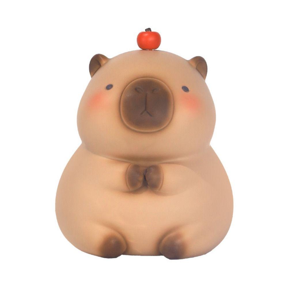 Vinyl Crayon Capybara Piggy Bank Capybara Safe Deposit Box Capybara Piggy Bank  Children/Kids