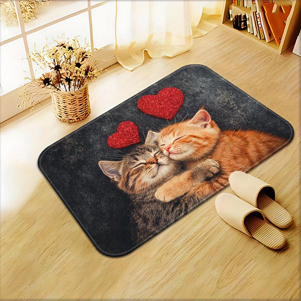 1Pcs Anti Fatigue Kitchen Rugs, Door Print Waterproof Non-Slip Thick Cushioned Mat Comfort Standing Mat