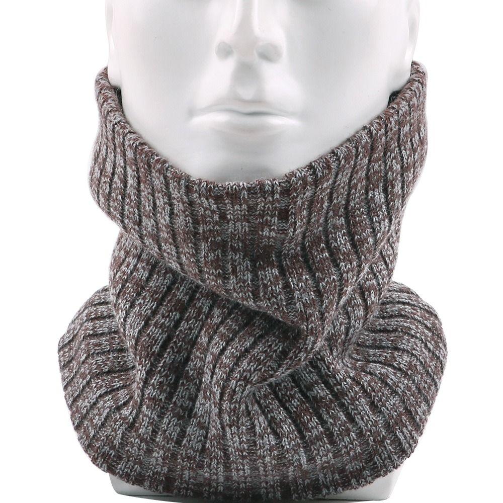 Fashion Warm Knitted Ring Scarf Coldproof Winter Thicken Knit Scarf Winter Neckerchief