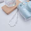 Stylish Phone Strap Trendy Phone Charm Portable Beaded Phone Chain Alloy Material Beads Phone Pendant for Girl and Women