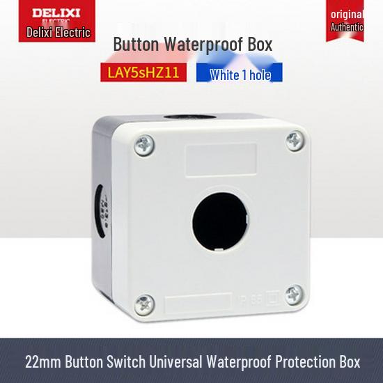 DELIXI LAY5S-BA Flat Button Switch: Self-Reset Red (BA45), Green, Yellow Metal Button (BA35)
