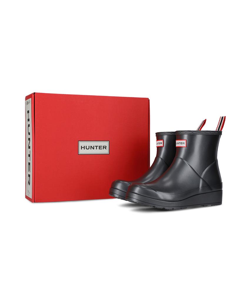 Hunter [Women] Play Short Nebula Rain Boots - Gray