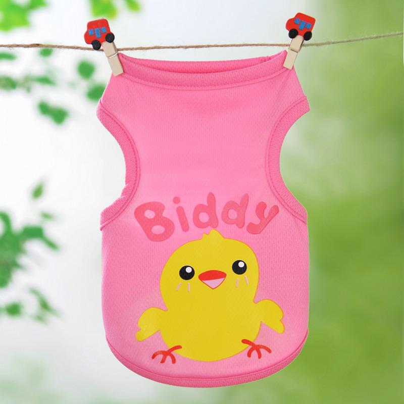 Sweet Fruit Puppy Dog  Sleeveless Clothes Summer Pet Vest for Small Dogs Yorkshire Schnauzer Beagle Cat Shirts Mascotas Clothing