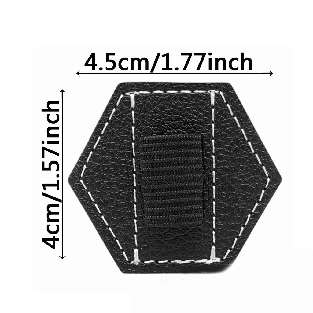 Adhesive Pen Clip Holder Leather Pencil Holder Elastic Pen Holder for Hardcover Notebook Journal Tablet Leather Pen Slot