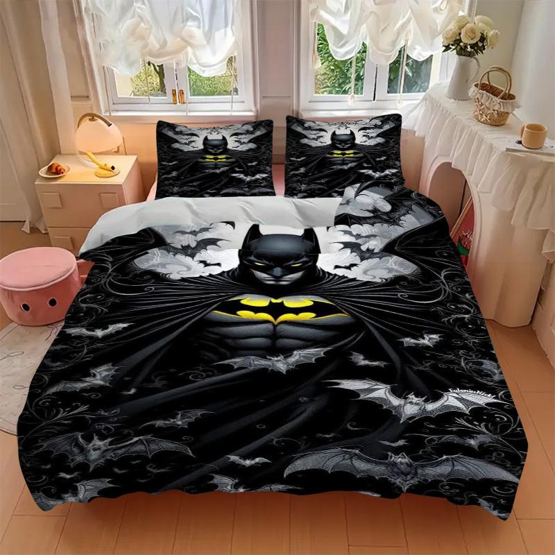 Batman Gothic Artwork Print 3Pcs Bedding Setduvet Cover With 2 Bedropillowcase Home Birthday Gift