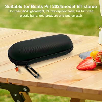 Pevné přenosné pouzdro pro bezdrátový reproduktor Beats Pill PU vodotěsné Pevné cestovní pouzdro Pouzdro odolné proti poškrábání Pevné cestovní pouzdro Úložné pouzdro