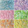 Mélange d'Accessoires DIY 50g Tranchettes d'Argile Polymère Forme Patte de Chat Feuille Fruit & Sucre Perlé