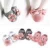 1 Pair Retro Spring Autumn Toddlers Prewalkers Cotton Shoes Infant Soft Bottom First Walkers 0-13 Months Baby Girls Cotton Shoes