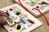 Japanese-made wooden puzzle picture book "Insect Friends"