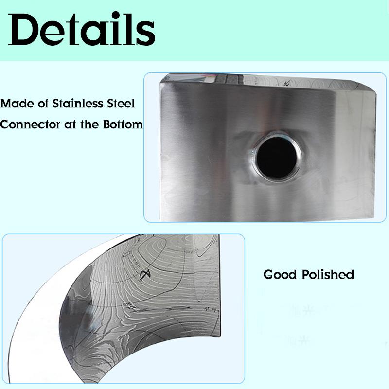 60x30cm Pond Garden Swimming Pool Feature Decorative Hardware Faucet Waterfall Stainless Steel Pool Water Fountain