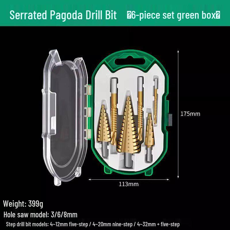 Cobalt Hole Opener for Serrated Alloy Step Drill Bit, Stainless Steel Multi-functional Hole Expander