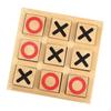 Gioco da tavolo Tic TAC Toe Rompicapo Famiglia Tavolino da caffè fatto a mano per interni