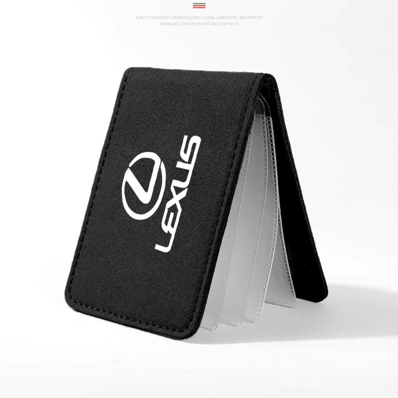 Car Styling Driver License Bag Wallet ID Card Storage For Lexus GX460 GX RX450h IS250 IS300h NX300h RX400h RX350 LS RX300 GS RX AEF1