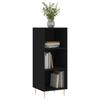 VidaXL Buffet noir 34,5x32,5x90 cm bois d'ingénierie 828717