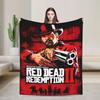 Red Dead Redemption 2  Soft Blanket  Travel Office Plush Throw Blanket Aesthetic Living Room Flannel Bedspread Sofa Bed Cover