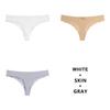 3PCS/Lot Seamless Panty Set Underwear T-back Female Comfort Intimates Fashion Ladies Low-Rise Briefs Panties Women Sexy Lingerie