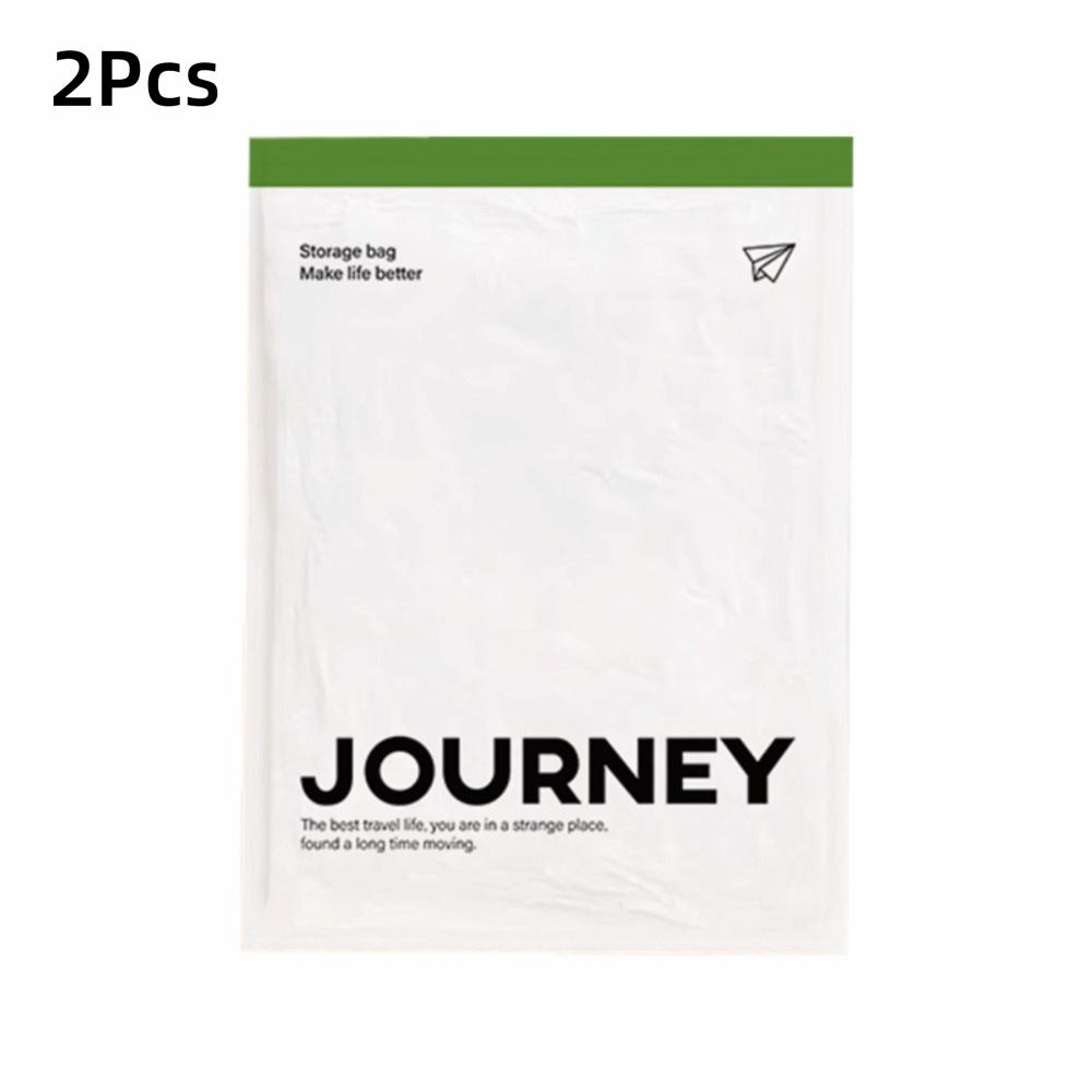 

2Pcs Reusable Hand Roll Vacuum Bags Dustproof Portable Vacuum Compression Bag Space Saver Luggage Vacuum Storage Bag for Travel 30-40cm