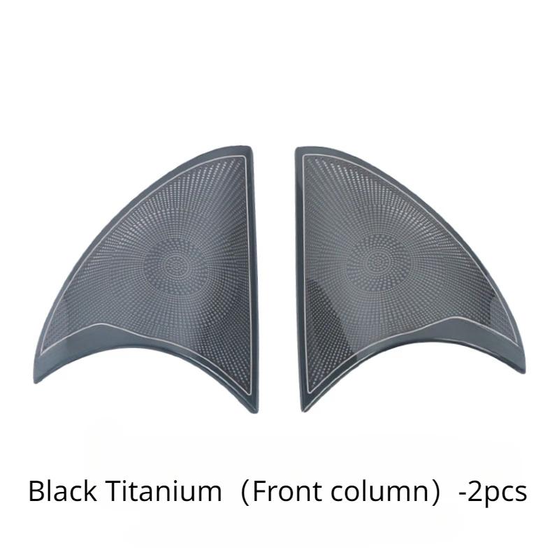 Car Door Audio Speaker Cover Loudspeaker Trim Frame Sticker Stainless Steel for Tesla Model Y 2024-2024 Interior Accessories
