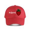 Vibrant Strawberry Vinyl Decal Home Decor Baseball Cap Fashion Unisex Sunhat Womens Outdoor Sports Snapback Cap