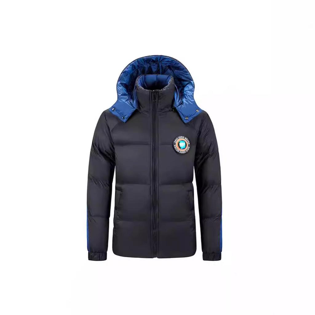 New winter men's casual warm  clothes, piled and thickened multi-bag removable hat  jackets and  clothes.