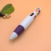 4 Penne a Sfera Retrattili Multicolore Colori Neon con Portachiavi ad Anello per Forniture Ufficio Scuola Studenti Regalo per Bambini