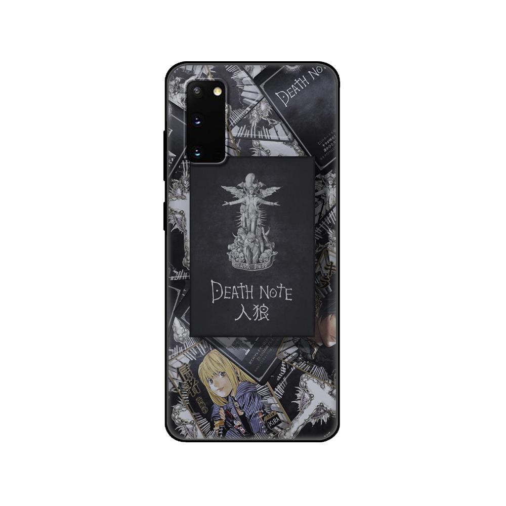 Black tpu Case For Samsung galaxy S20 /S20 PLUS/S20 ultra/S20+ /S20FE back cover Japanese Anime