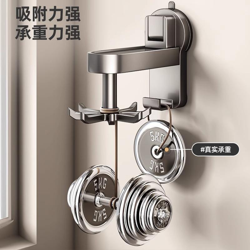 Kitchen Rotating Suction Cup Hook Shelf Spatula Hanger No Punching Kitchenware Storage Hanger