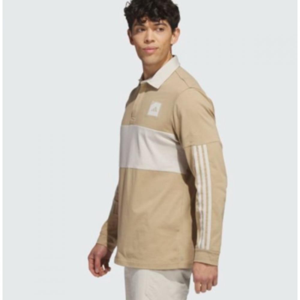 Adidas Golf Adidas Gore Back Adicross Long Sleeve Golf Polo Shirt