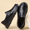 Sommer Business Casual Lederschuhe Herren Ledersandalen mit Aussparungen Herren Ein-Pedal Vielseitig Atmungsaktiv Papa Herrenschuhe