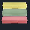2Pcs Tool Storage Box Large Capacity Buckle Closure Smooth Surface Nail Tool Storage Box Stationery Container Household Supplies