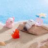 Aquarium Set of 18 and Marine Cute Miniature Miniature Aquarium Craft Micro Landscape Scenery Home Resin DIY Decor Corals, Fish, Life, Figurines,