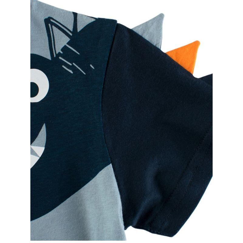 27Kids Children's Clothing Half-Sleeve Summer Boys' Dinosaur Clothes Kidsren's Short-Sleeved T-Shirt Boys' Pure Cotton Tops