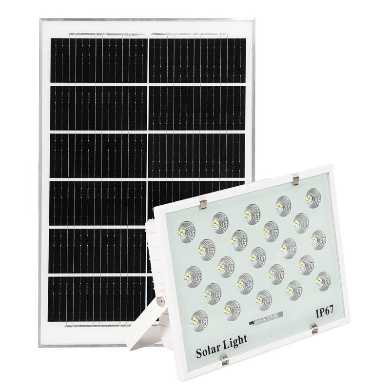 White 200W Solar LED Outdoor Floodlight