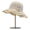 Summer New Knitted Fisherman Hat for Women, Elegant Floral Hollow Sun Protection Hat, Trendy Bucket Hat