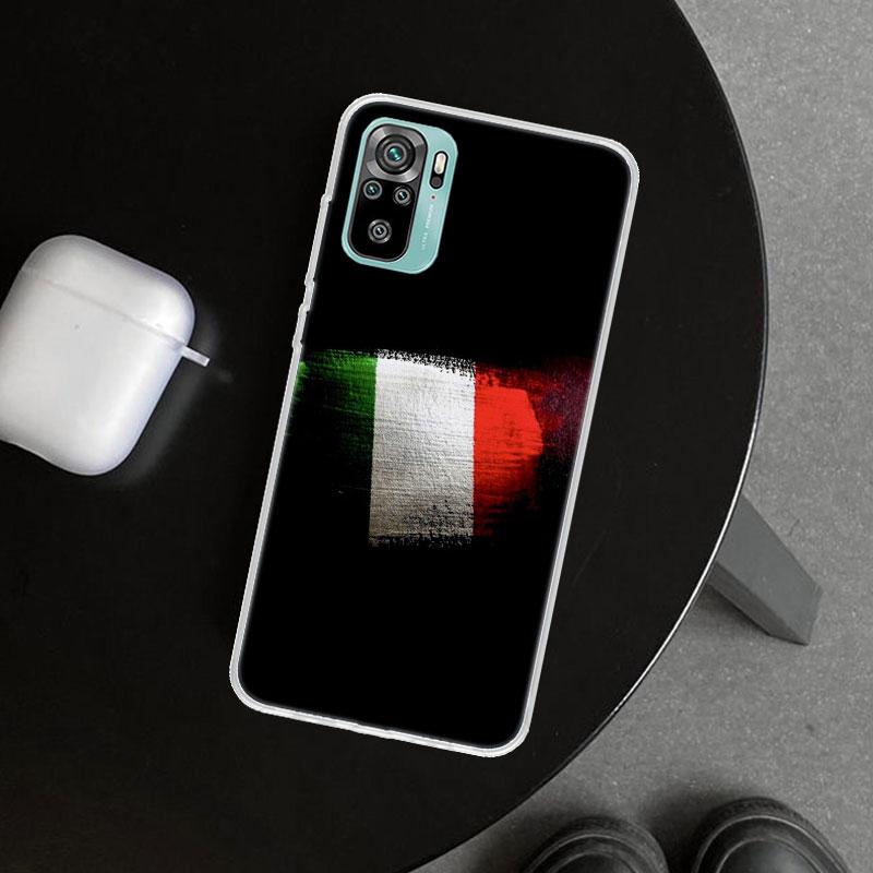 Italy Flag Phone Case Cover for Xiaomi Redmi Note 15 14 13 12 11 Pro Plus 14S 12S 11S 11T 11E 10S 10 Customized Fundas Redmi Not